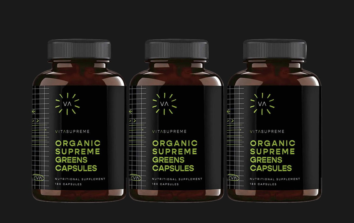 Organic Supreme Greens with MSM Capsules™ — 3-Pack