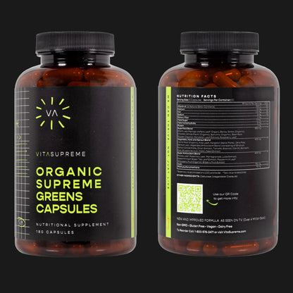 Organic Supreme Greens with MSM Capsules™ — 2-Pack