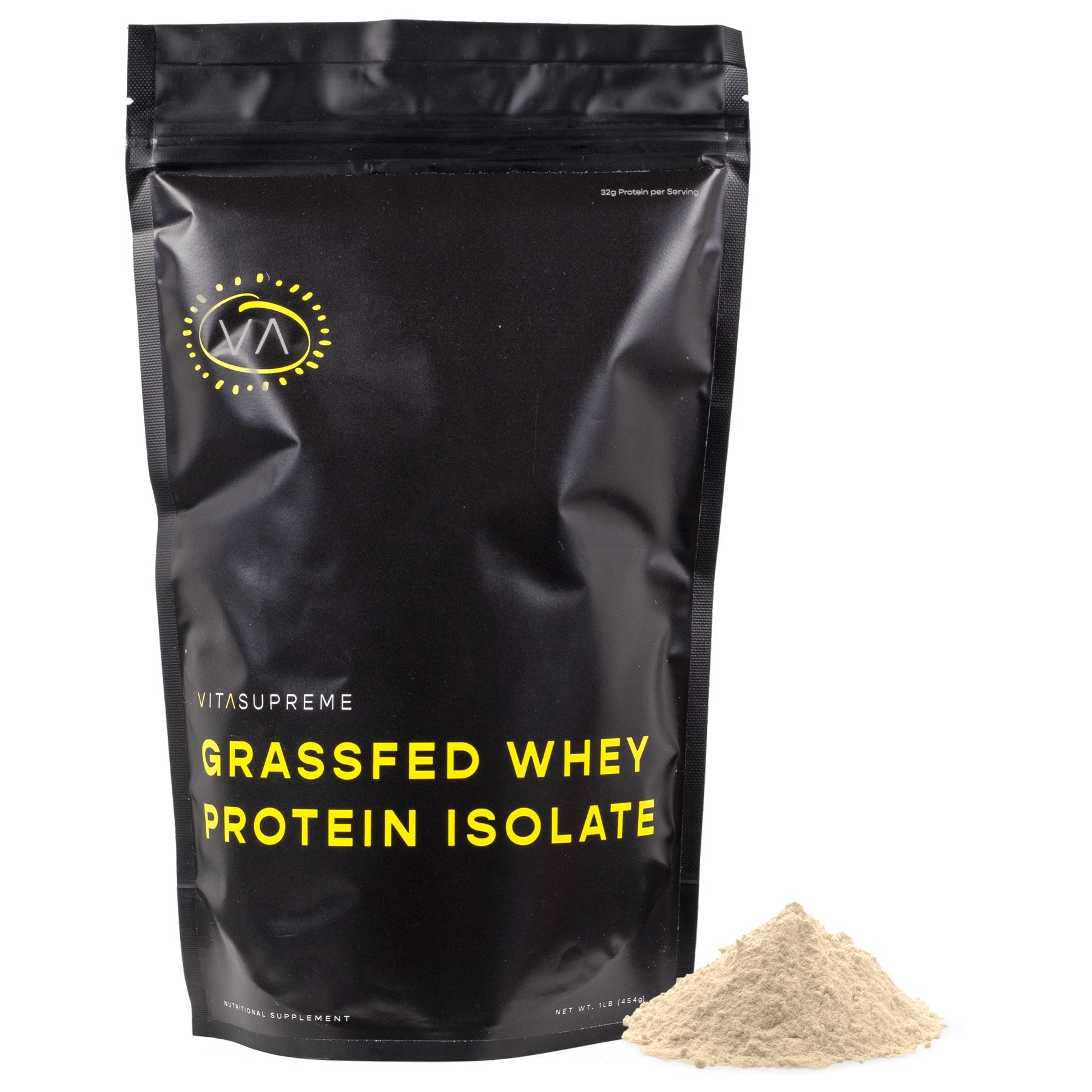 Organic Grass-Fed Whey Protein Isolate (Unflavored) — 6-Pack