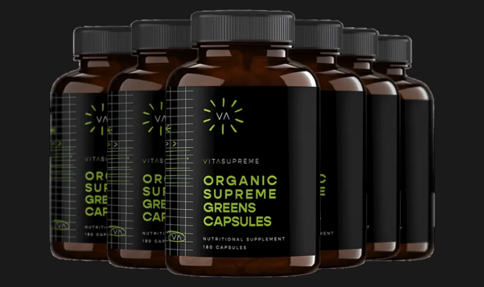 Organic Supreme Greens with MSM Capsules™ — 6-Pack