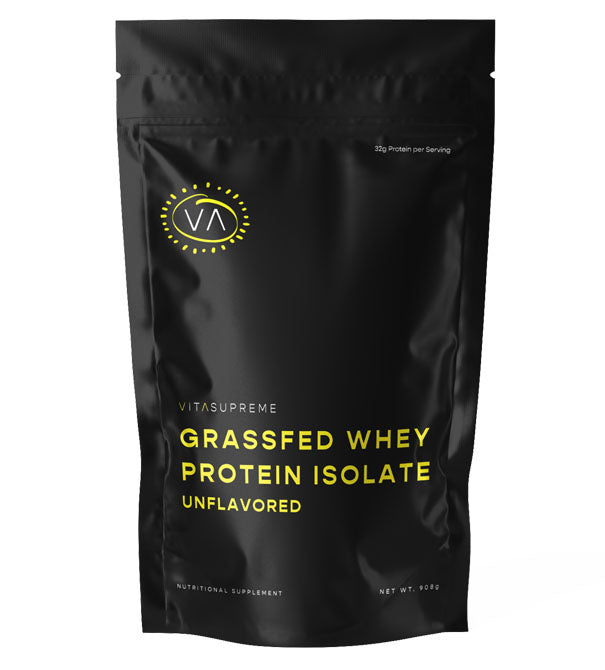 Organic Grass-Fed Whey Protein Isolate (Unflavored) — 2-Pack