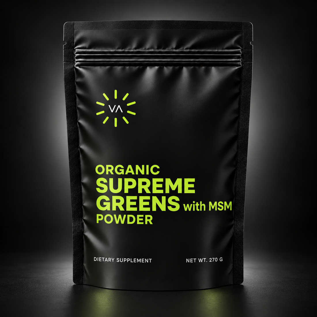 Organic Supreme Greens with MSM Powder pouch