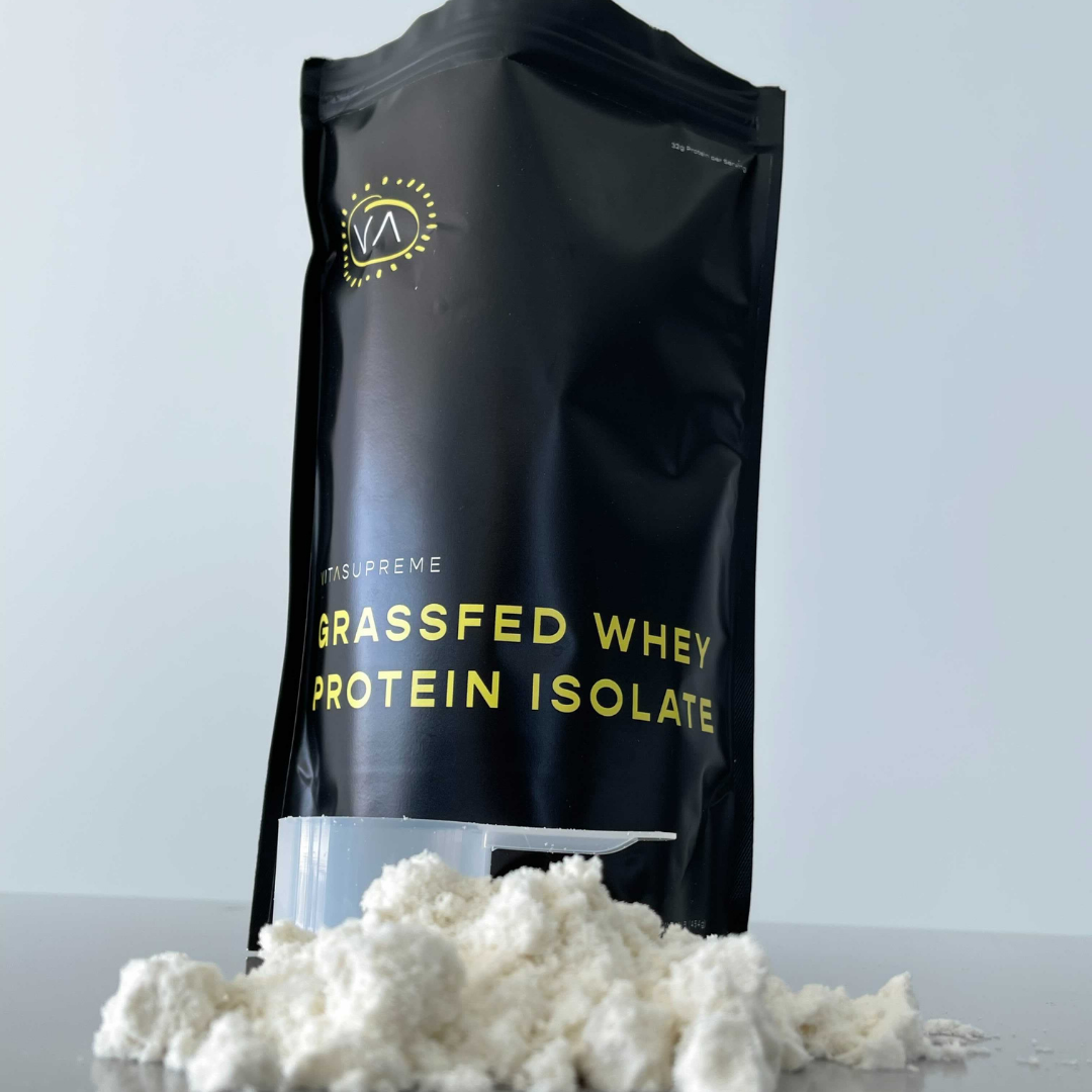 Organic Grass-Fed Whey Protein Isolate (Unflavored) — 6-Pack