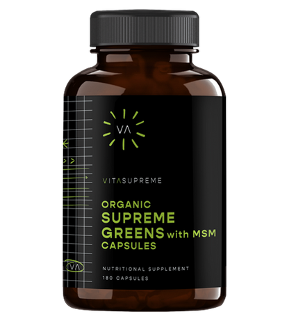 Organic Supreme Greens with MSM Capsules™